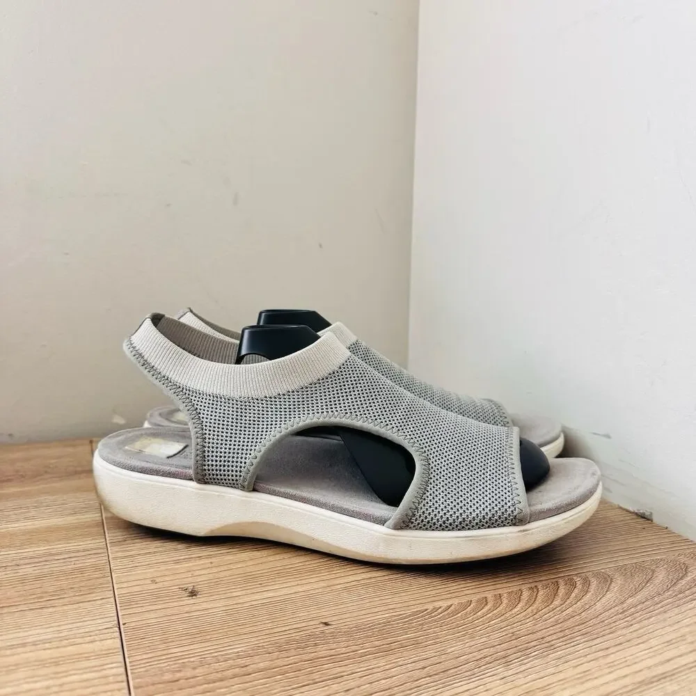 Alegria Qeen Traq Gray Mesh Sandals Women’s Size 11